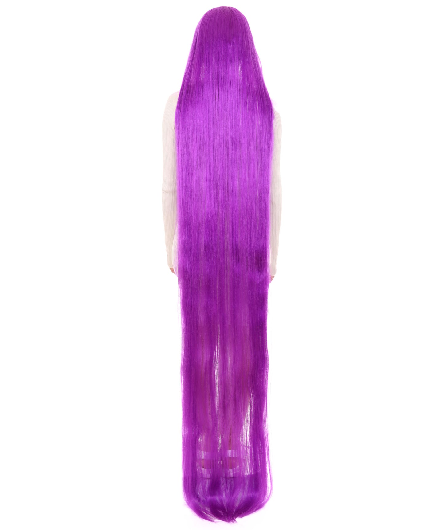 70エクストラロングネオンパープル女性用ウィッグコレクション H-3262 華やかなハロウィンウィッグ プレミアム通気性のあるキャップレスキャップ