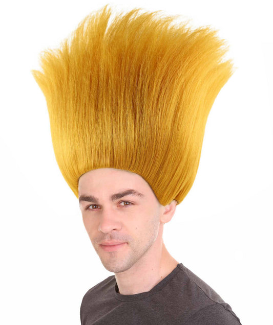ハロウィンパーティー プレミアム 男性用 H-2154 トロールズ ルディ コスプレ ウィッグ プレミアム 通気性のあるキャプレスキャップ
