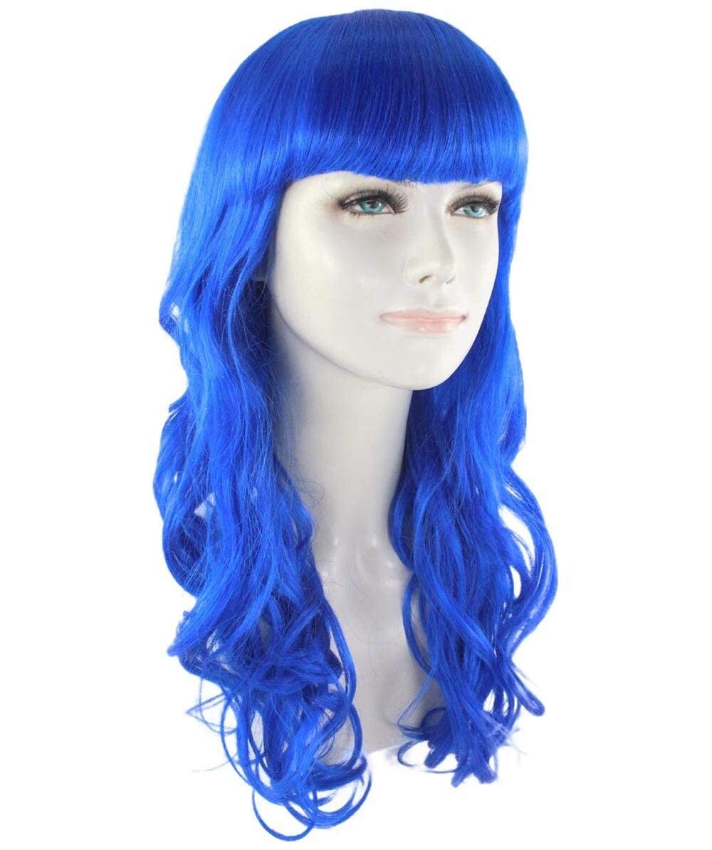Wigs2you ハロウィン パーティー プレミアム H-820 バットマン 女性ジョーカー ウィッグ ダークブルー色