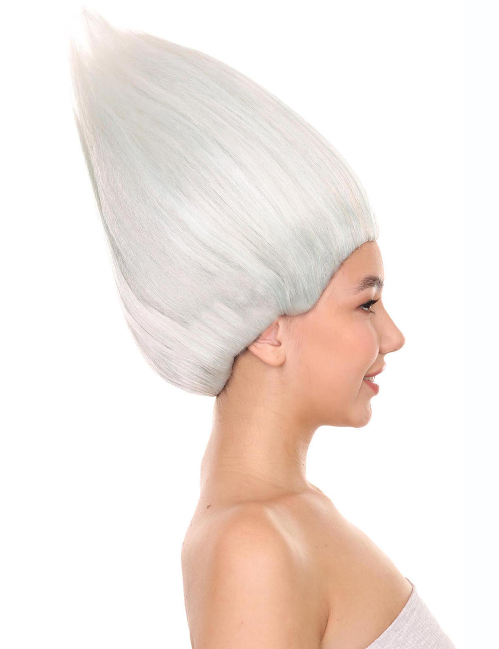 Wigs2you ハロウィン パーティー プレミアム レディース H-595 トロールズ ウィッグ シルバー ホワイト
