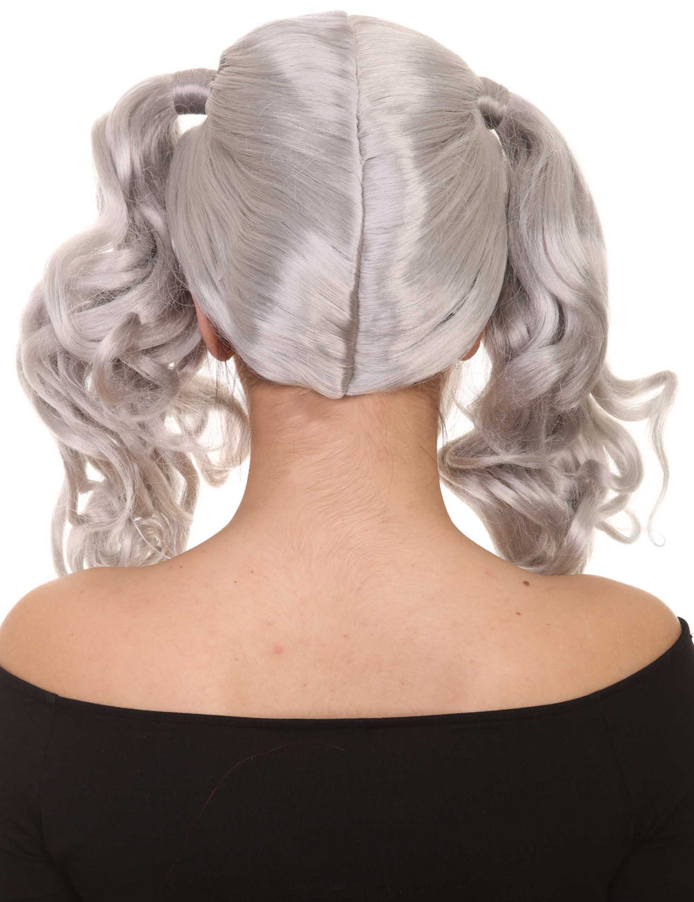 Wigs2you ハロウィンパーティー プレミアム レディース H-759 ドリー ピグテールウィッグ グレー色