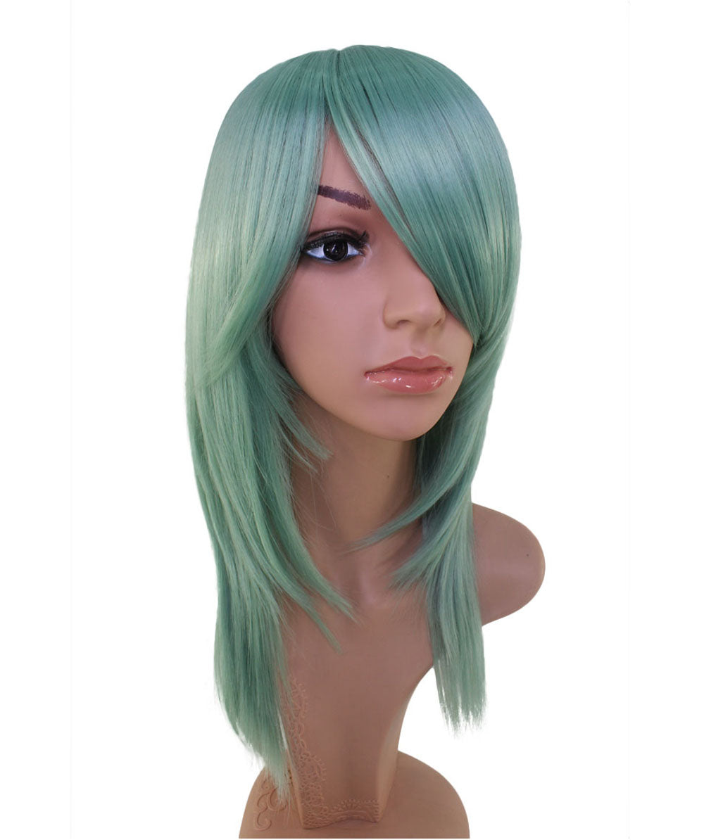 レディースファッション C-071 ロングストレート C-ワインレッド コスプレヒートスタイラブルウィッグ