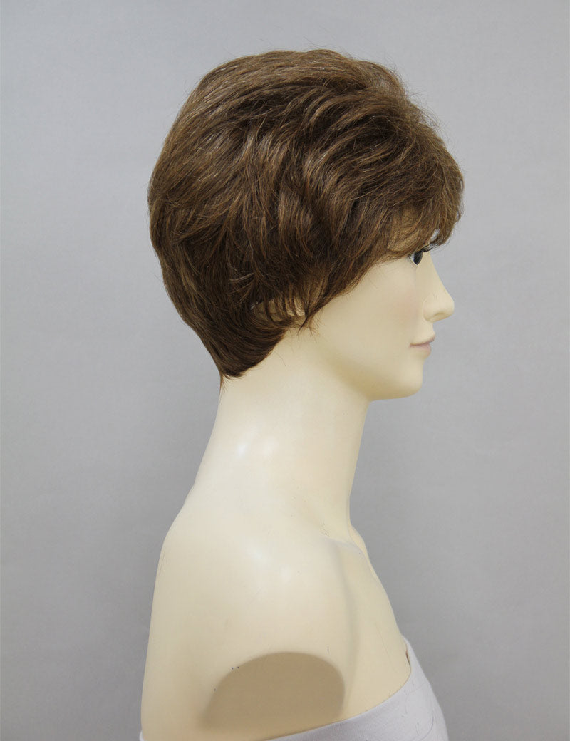 Mrs Styles 年齢 30-40 ショート Royal Tresses ブレンド ヒューマンヘア ポニーテール エクステンション