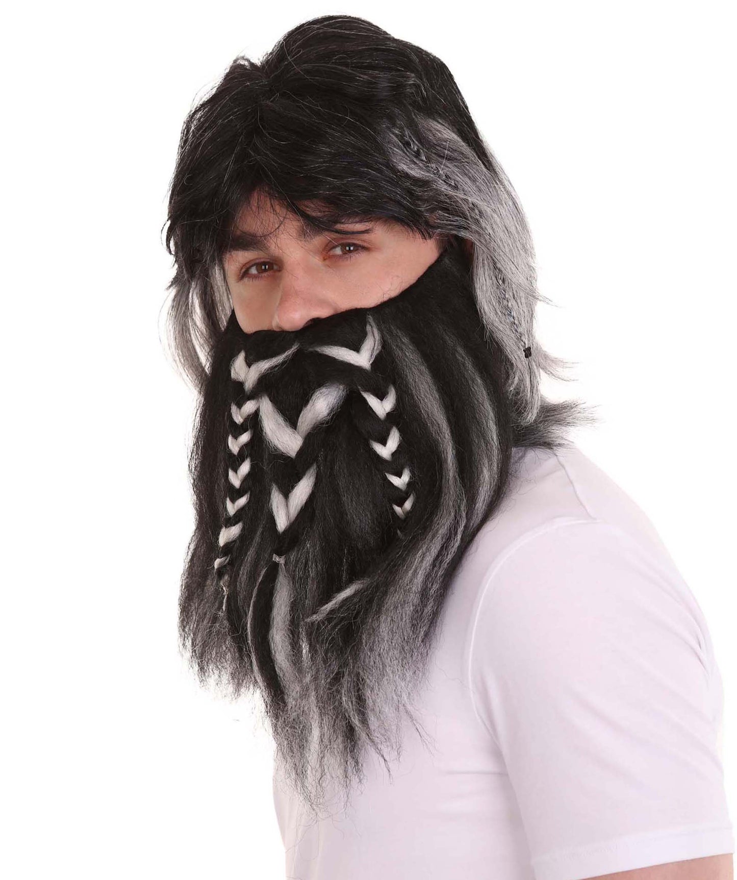 ハロウィンパーティー プレミアム 男性用 H-2240 ホビット ビフル ウィッグ コスプレ ウィッグ