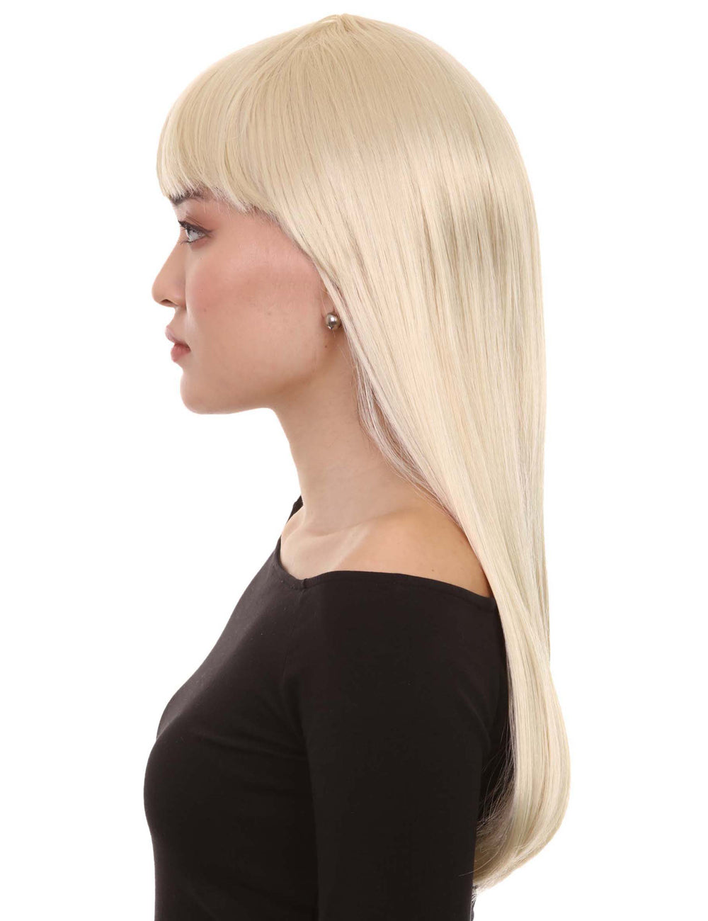 Wigs2you ハロウィン パーティー プレミアム レディース H-668 ロング ブロンド ボブ ウィッグ