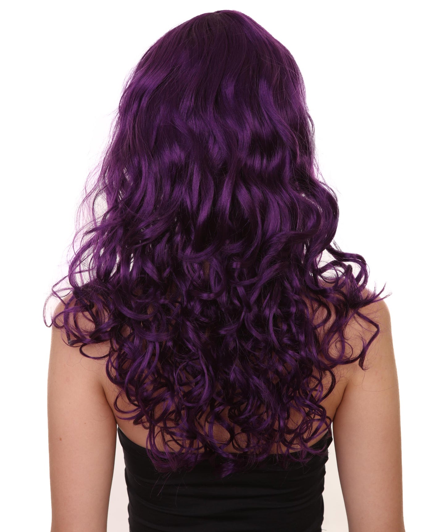 Wigs2you ハロウィンパーティープレミアム レディース H-1009 着用しやすい ベラウィッグ バイオレットカラー