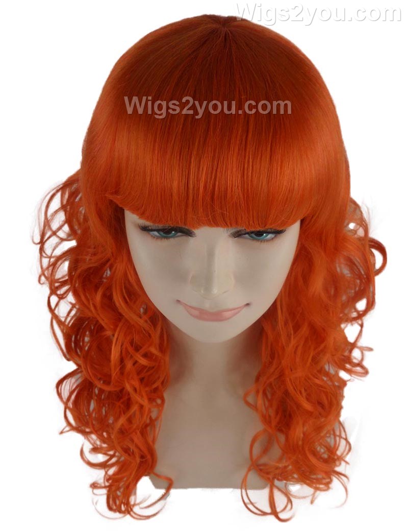 Wigs2you ハロウィンパーティープレミアム H-813 バットマン 女性ジョーカーウィッグ オレンジ色