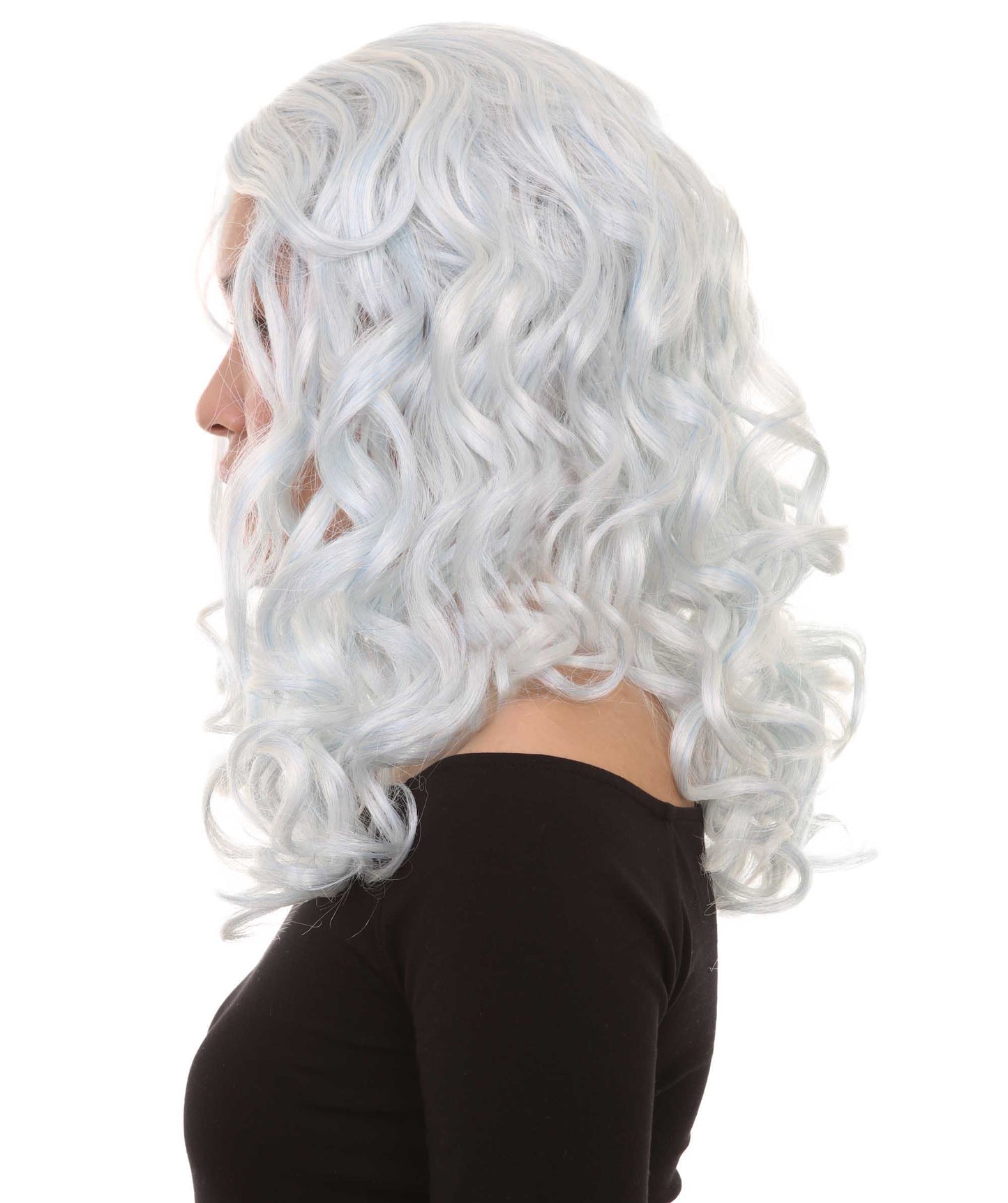 Wigs2you ハロウィンパーティー プレミアム レディース H-1100 とても着け心地の良いアリスウィッグ 鏡の国のアリス スカイブルー色