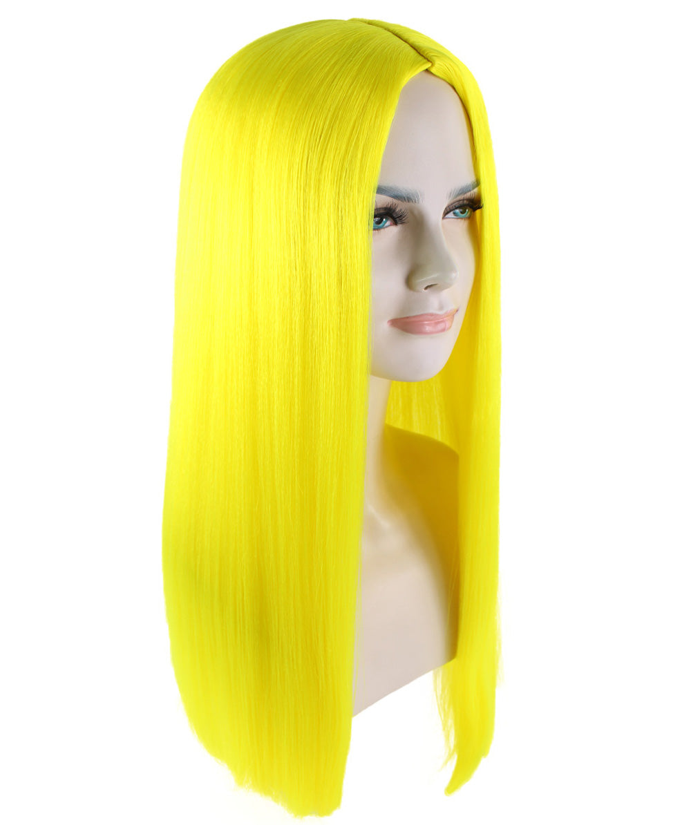 Wigs2you ハロウィンパーティープレミアム H-881 悪の花嫁 II 女性ウィッグ ネオンイエロー色