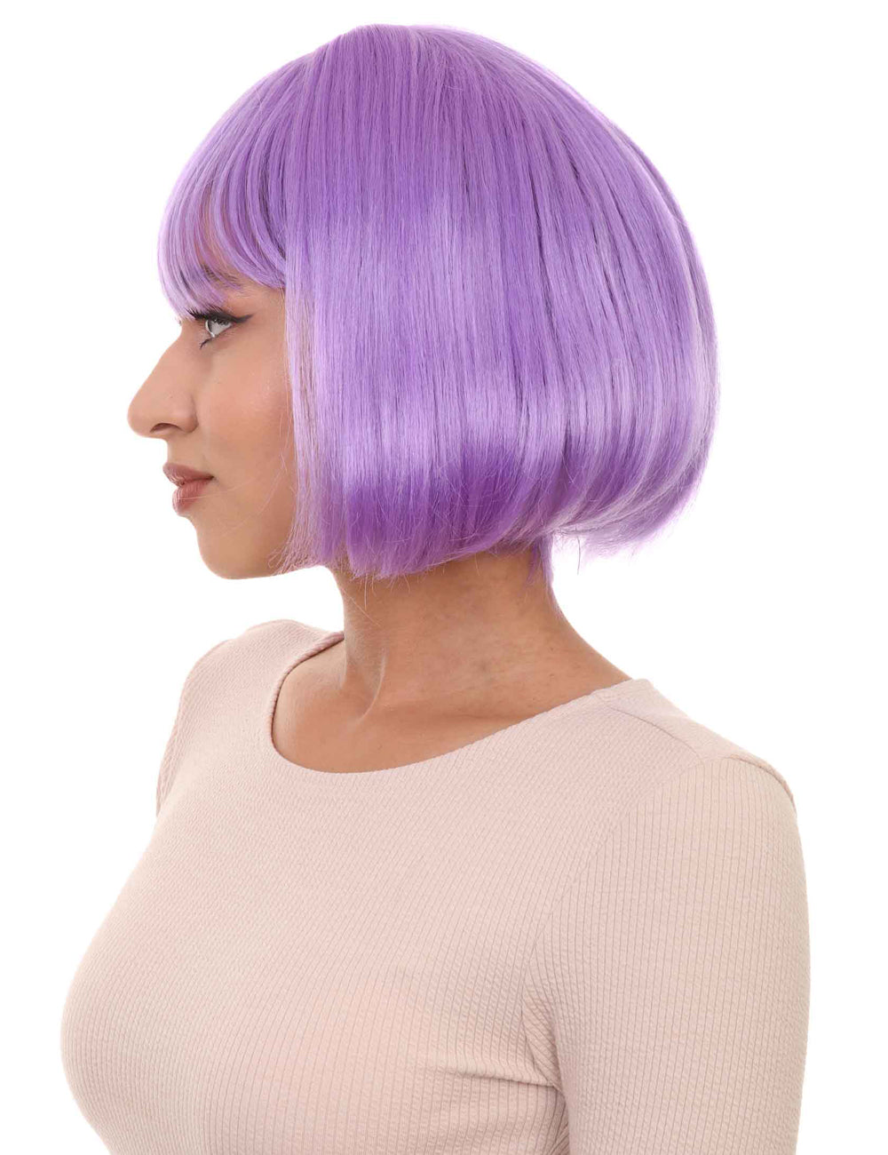 Wigs2you ハロウィンパーティープレミアムレディース H-543 パープル "ウィッチ" ボブウィッグ