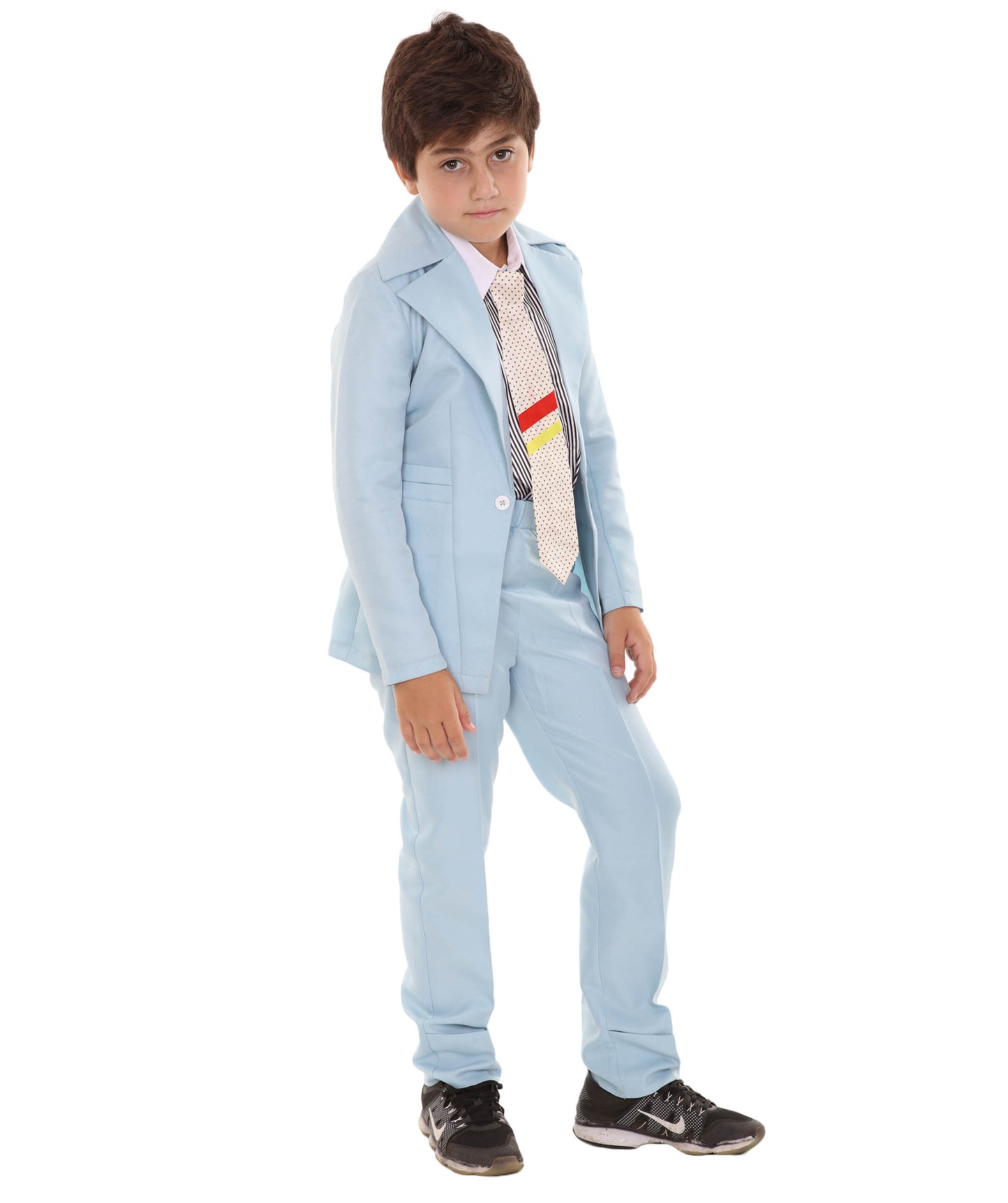 ウィメンズ JCP-027_6 トロールズ ポピー コスプレ ネオンイエロー コスチューム デラックス ハロウィン コスチューム
