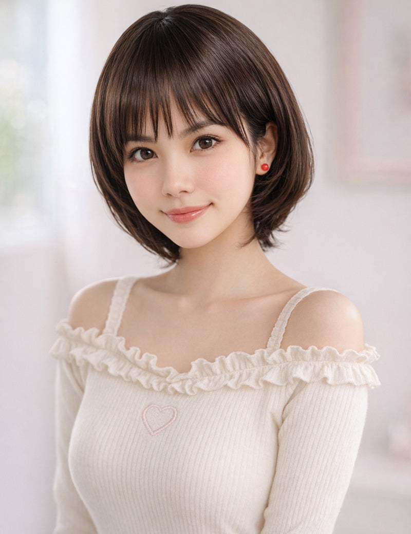 Wigs2you W-1032 耐熱商品 | 毛先がちょっぴり内巻き | 可愛いショートスタイルです | 元気な印象にしてくれます