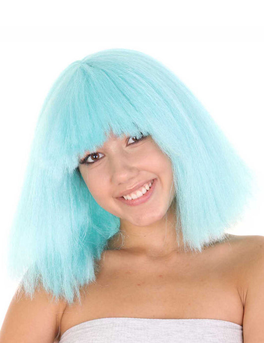 Wigs2you ハロウィンパーティープレミアムレディース H-1500 美しいルックを手に入れよう！ポップスターブルーレイクウィッグ