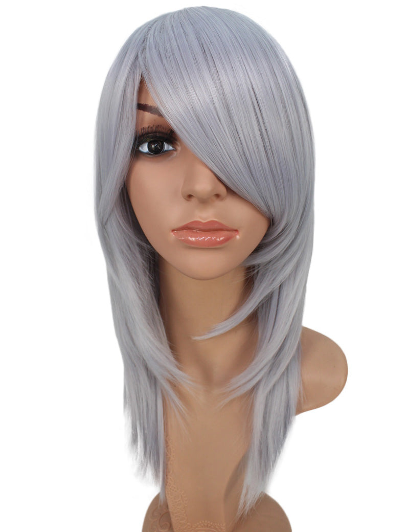レディースファッション C-071 ロングストレート C-ワインレッド コスプレヒートスタイラブルウィッグ