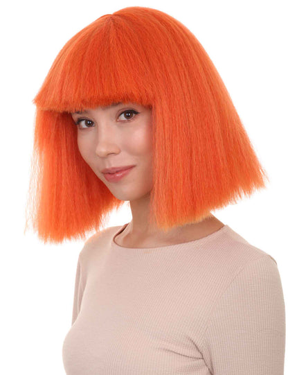 Wigs2you ハロウィンパーティープレミアムレディース H-1493 美しいルックを手に入れよう！ポップスターオレンジウィッグ