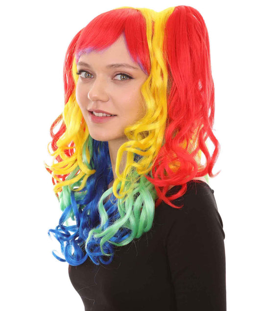 Wigs2you ハロウィンパーティープレミアムレディース H-1833 華やかに見えるレインボーバタフライウィッグ