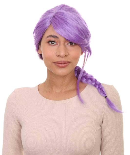 Wigs2you ハロウィン パーティー プレミアム レディース H-1169 とても快適なライラック編み込みウィッグ