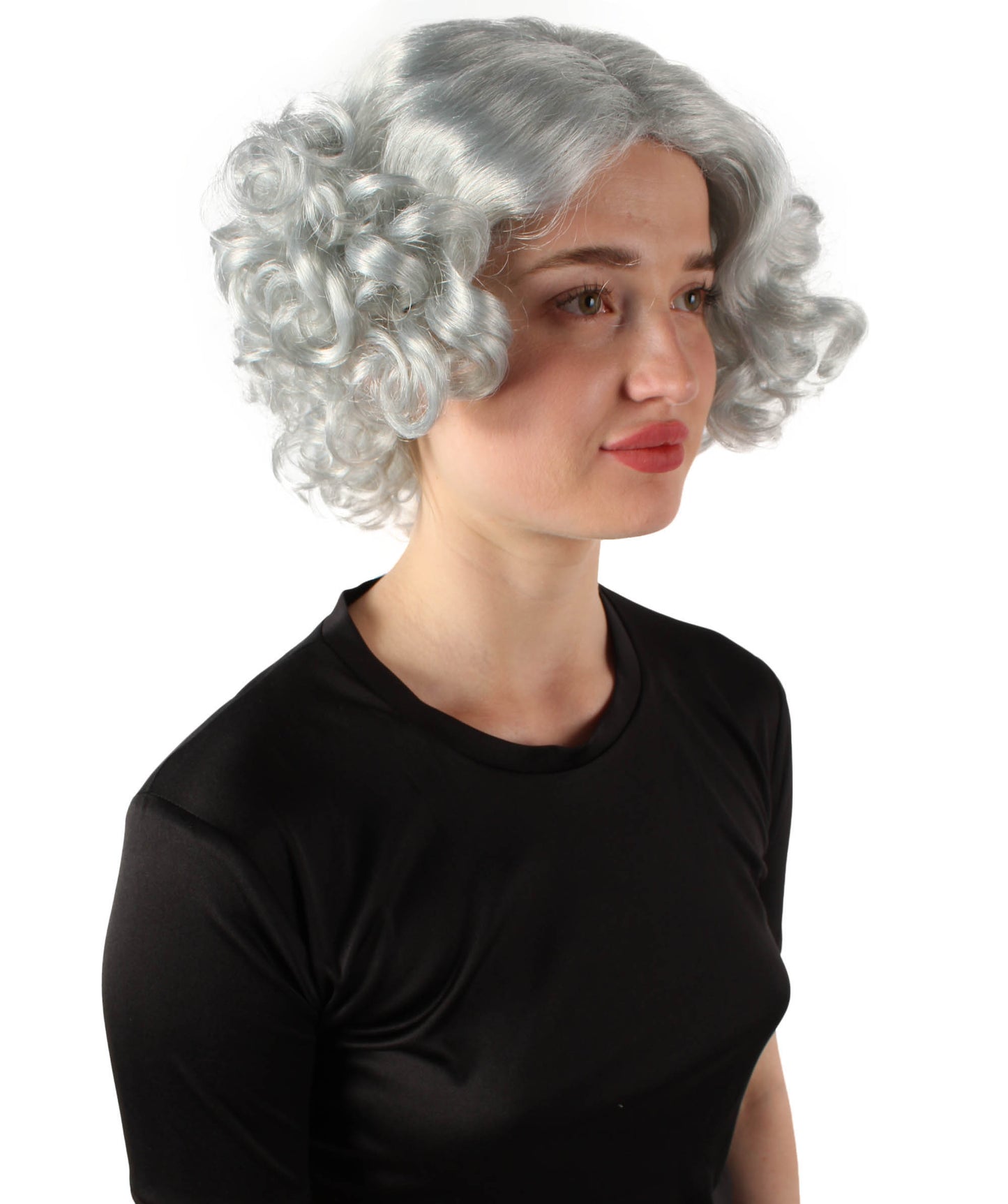 ハロウィンパーティプレミアムレディース H-5753 架空のアフリカ系アメリカ人の高齢女性のコメディキャラクターウィッグ