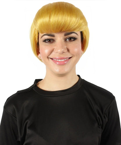 ハロウィンパーティプレミアムレディース H-5755 おもちゃアニメーション映画ゴールデンブロンドポニーテールウィッグ