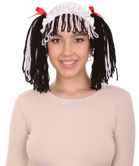 ハロウィンパーティ プレミアムレディース H-5040 ラグドールガール マルチカラーウィッグ