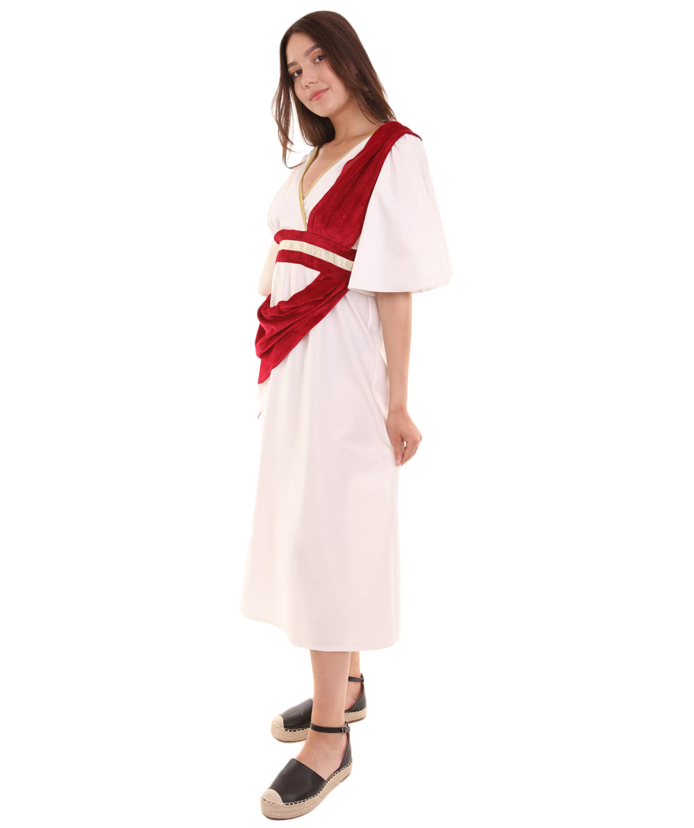 大人 JCO-051 ギリシャの神の衣装 ホワイト コスプレ衣装