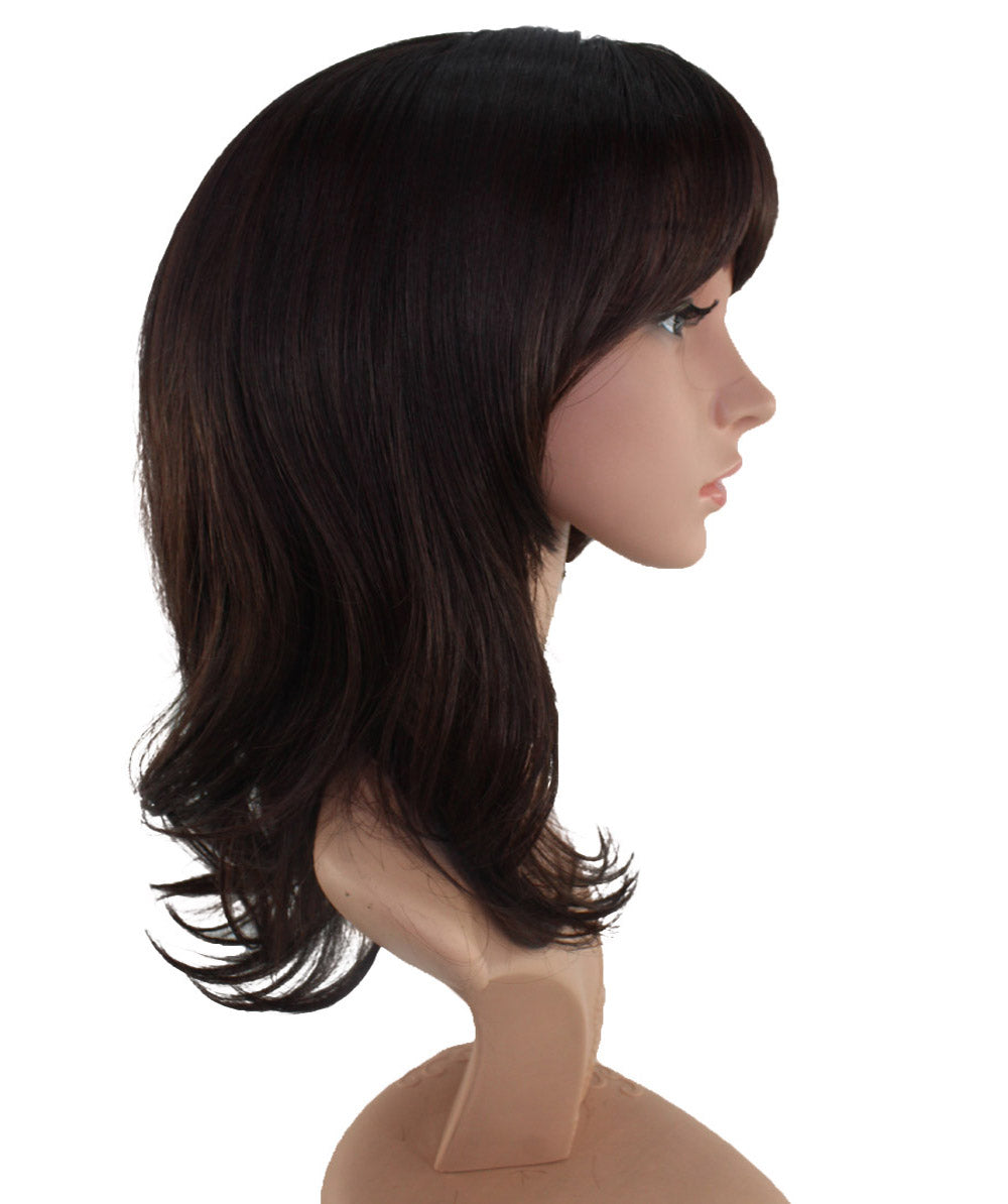 エアリーカールが可愛い！ふわふわヘアで柔らかな女の子に  耐熱です ウィッグネット付き W-537