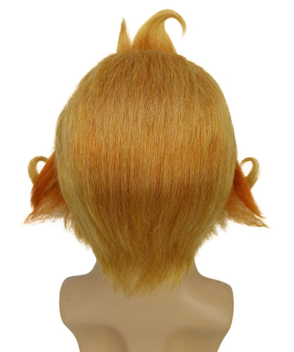 男性用 H-6163 ドワーフ 漫画キャラクター ウィッグ セット 口ひげとあごひげ付き