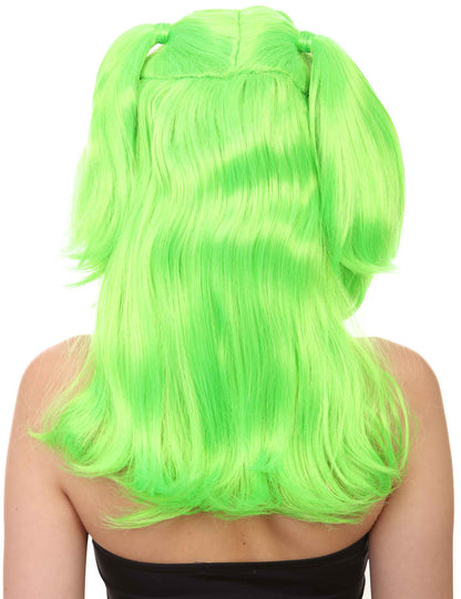 Wigs2you ハロウィンパーティープレミアム レディース H-779 バナナエンジェルウィッグ ライムカラー