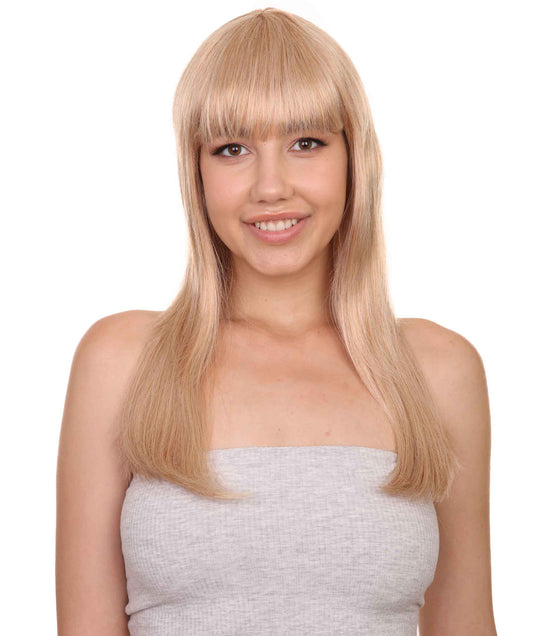 Wigs2you ハロウィン パーティー プレミアム レディース H-1061 とても快適なグラマー グリーン ウィッグ ゴールデン ブロンド カラー