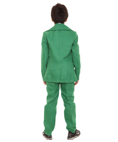 シンガー ボウイ JCP-028_1(Kids) コスプレコスチューム（子供用） グリーン