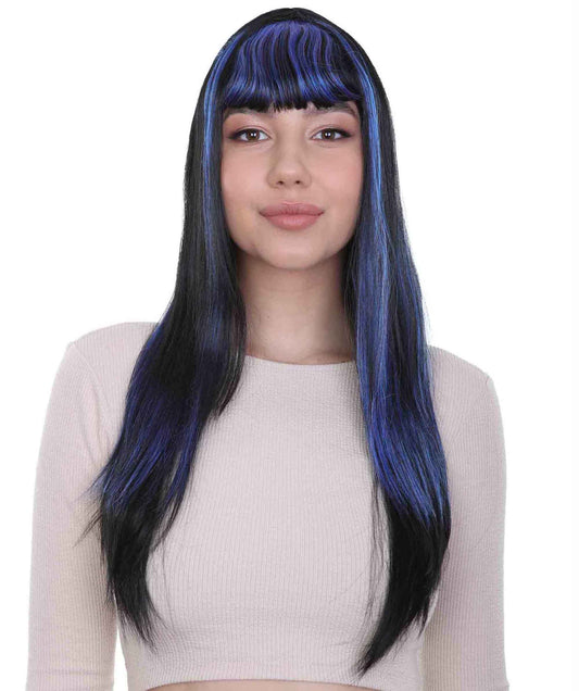 グラマーウィッチウィッグ H-2884 1 セクシーコスプレパーティーハロウィンウィッグ プレミアム通気性キャップレスキャップ