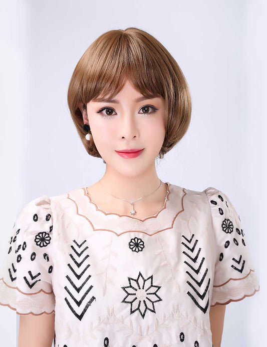 Wigs2you W-1020 耐熱商品、ショートウィッグ、カワイさ満点ボブスタイル小顔効果抜群、アレンジ自由、ウィッグネット付き