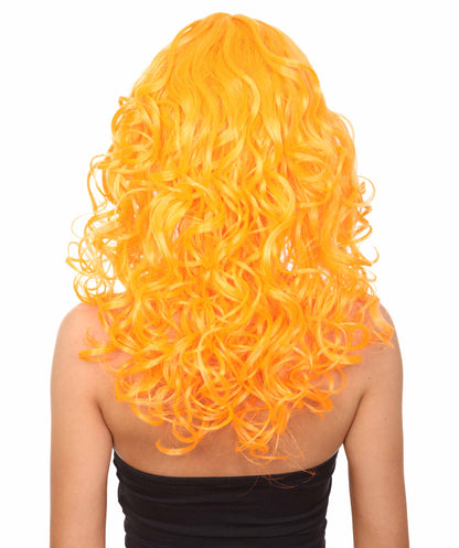 Wigs2you ハロウィン パーティー プレミアム レディース H-998 着用しやすい ベラウィッグ パンプキン オレンジ色