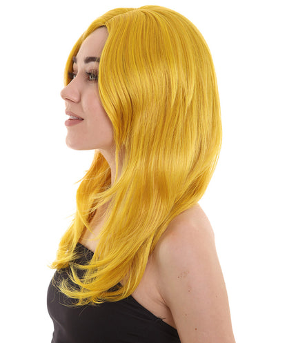 Wigs2you ハロウィンパーティープレミアム H-955 3レイヤーのパーティーガールウィッグ ゴールドカラー