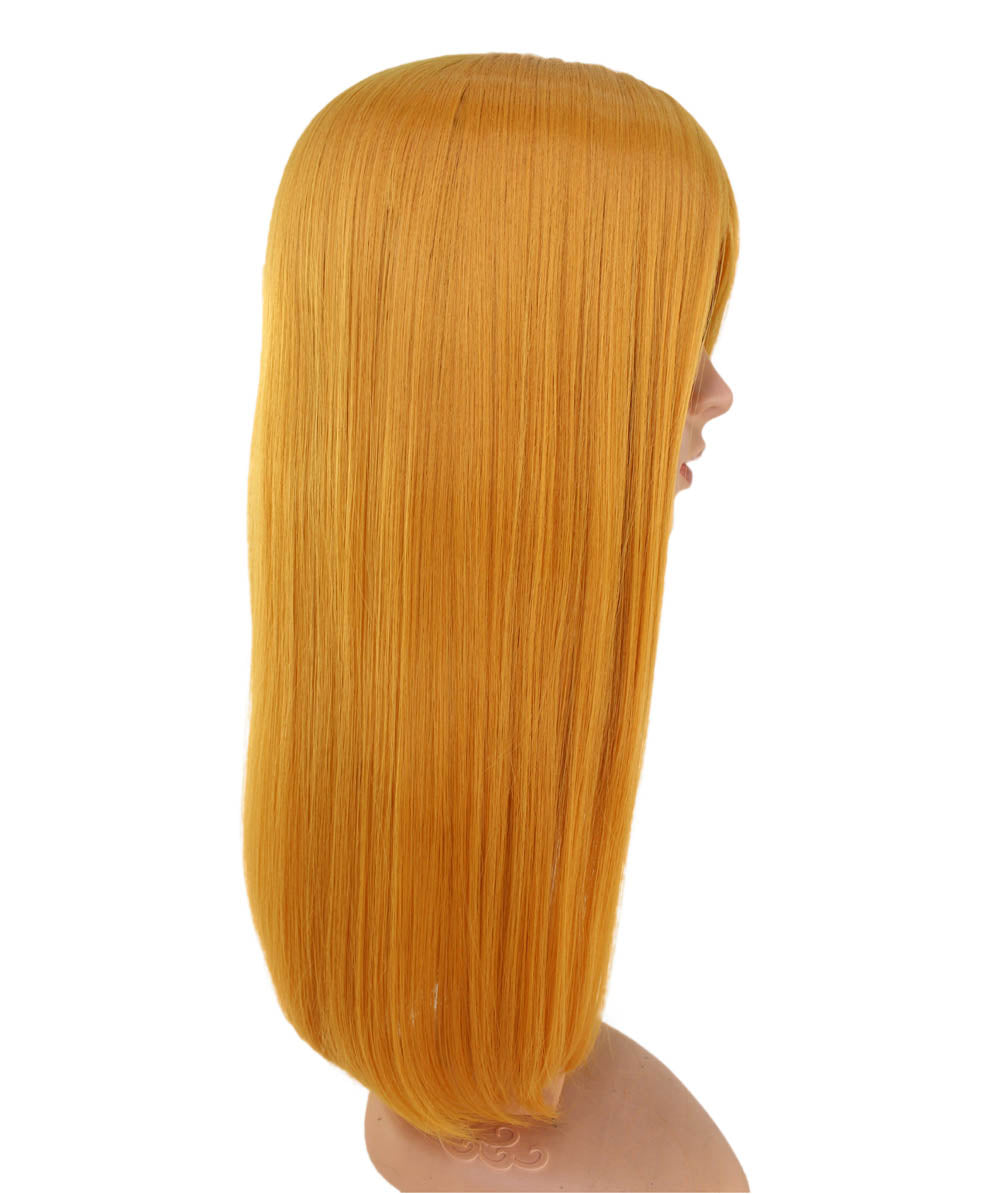 レディースファッション C-054 ロングストレート C-プラチナブロンド コスプレヒートスタイラブルウィッグ