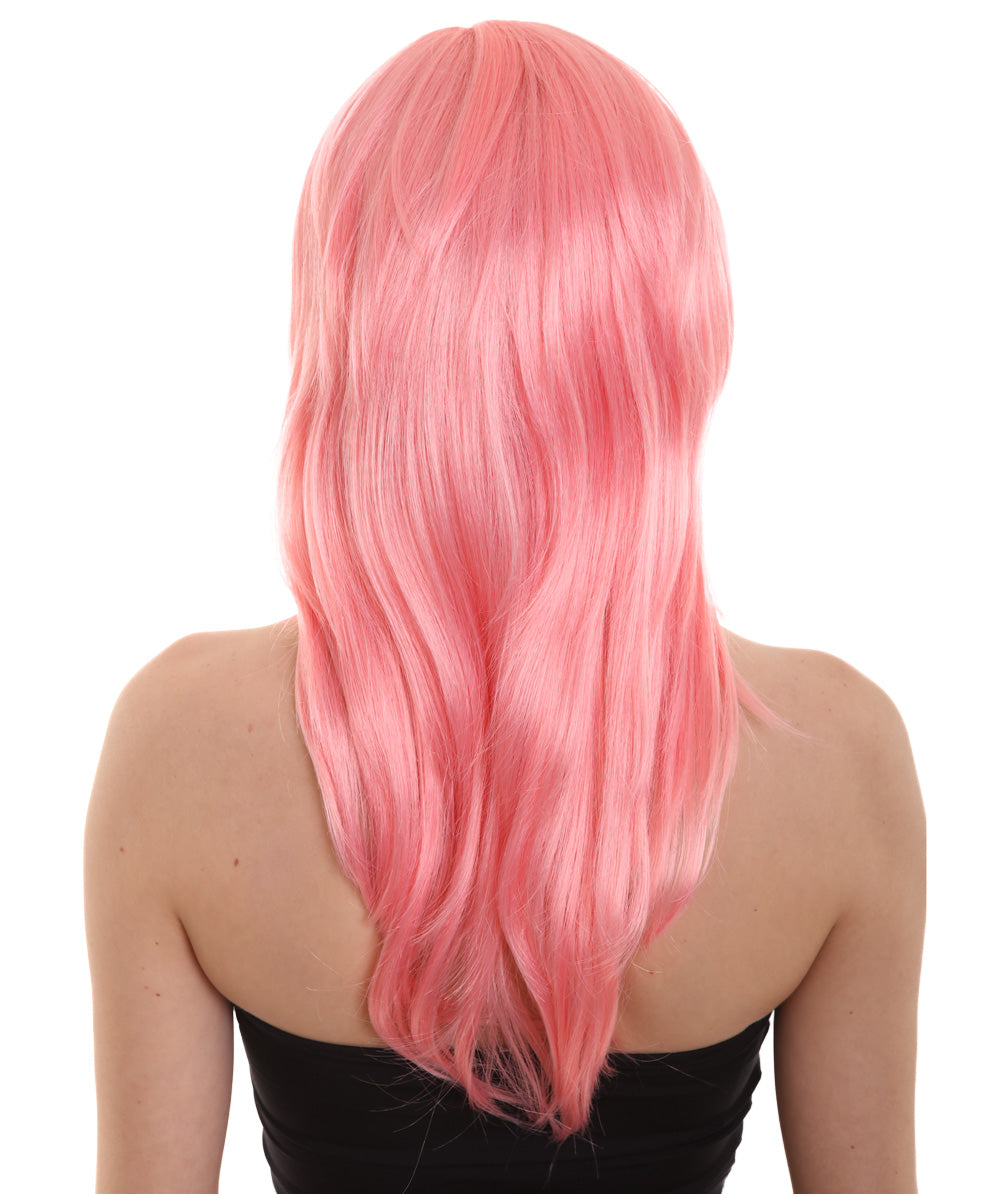 Wigs2you ハロウィンパーティープレミアム H-946 3レイヤーのパーティーガールウィッグ コーラルカラー