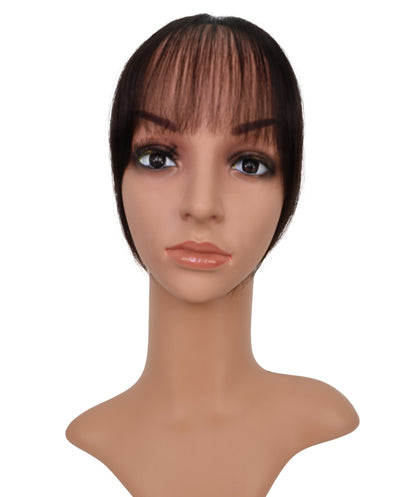 Wigs2you HTHTP-033 Wigs2you. com 女性用100％人毛前髪ウィッグ – ナチュラルショートトップカバー 8インチ軽量ヘアピース