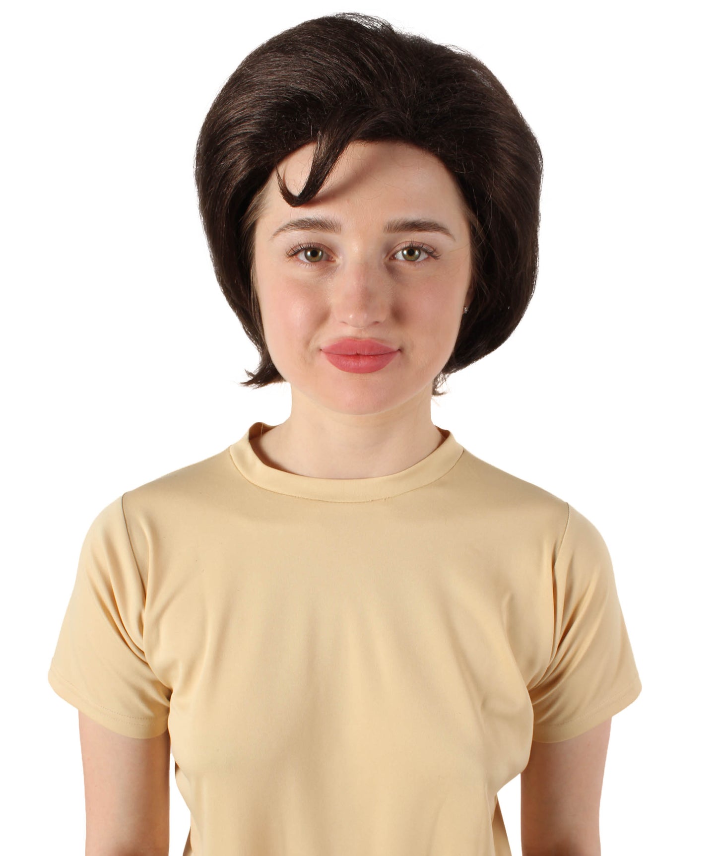 Wigs2you ハロウィンパーティープレミアムレディース ジャッキー・O ブラウンウィッグ H-5707