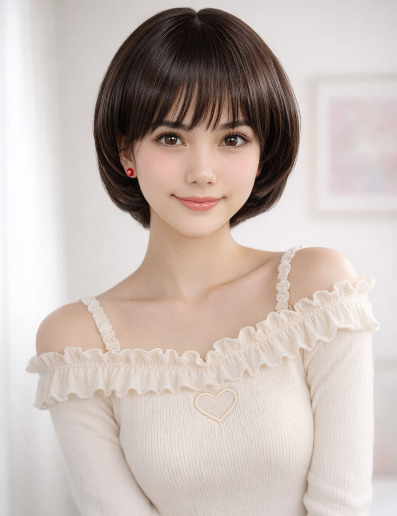 Wigs2you W-1032 耐熱商品 | 毛先がちょっぴり内巻き | 可愛いショートスタイルです | 元気な印象にしてくれます