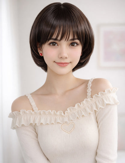 Wigs2you W-1032 耐熱商品 | 毛先がちょっぴり内巻き | 可愛いショートスタイルです | 元気な印象にしてくれます