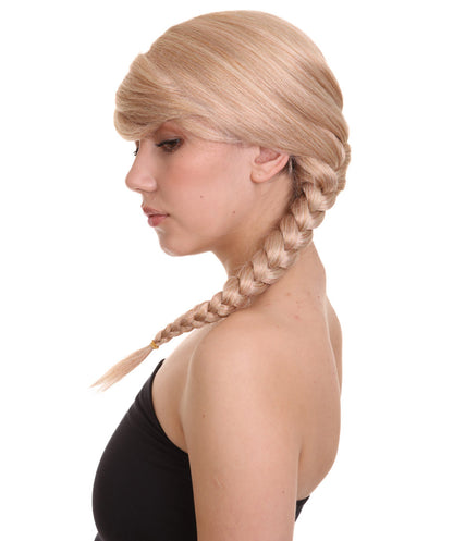 Wigs2you ハロウィン パーティー プレミアム レディース H-1179 快適なフィット感のゴールデン ブロンド編み込みウィッグ