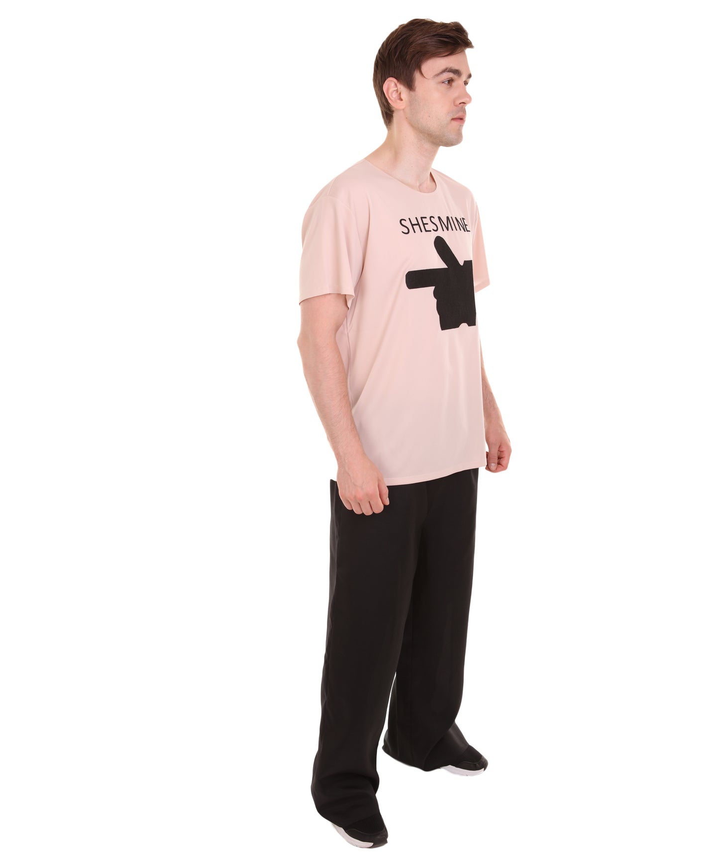 大人向け女性用 JCO-168_11 バレンタインデー ヌード マッチング カップル "He's Mine" Tシャツ コスプレ コスチュームコレクション