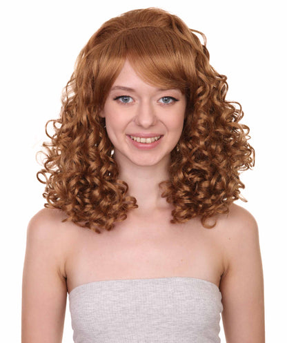 レディース ミス・チーヴァス ハーレークインウィッグ H-4647 マルチカラー TV/映画ウィッグ プレミアム通気性キャップレスキャップ