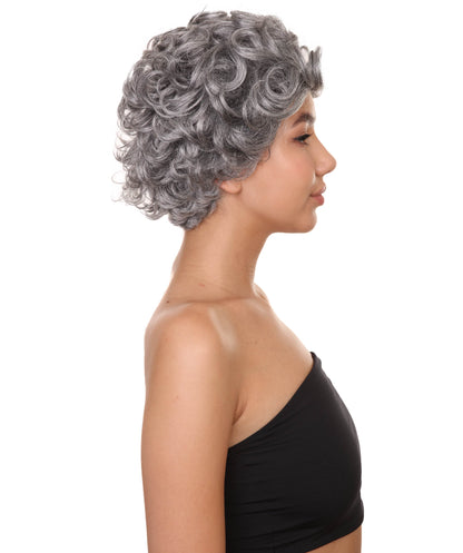 Wigs2you ハロウィンパーティー プレミアム レディース H-674 おばあちゃんウィッグ グレー色