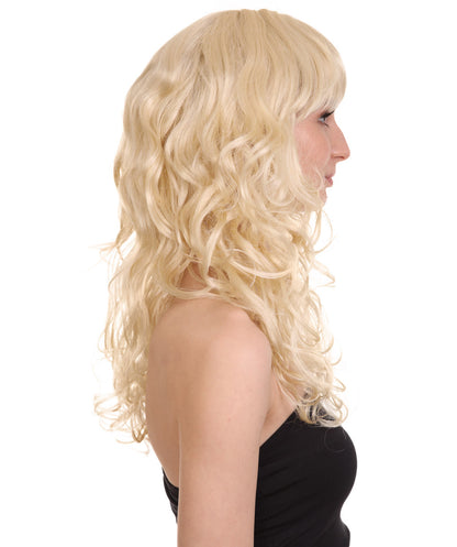 Wigs2you ハロウィンパーティー プレミアム レディース H-1017 着用しやすい ベラウィッグ Lt ブロンドカラー