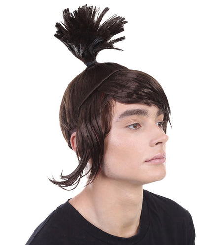 Wigs2you ハロウィンパーティー プレミアム メンズ H-629 クボと二本の糸ウィッグ ブラウン色