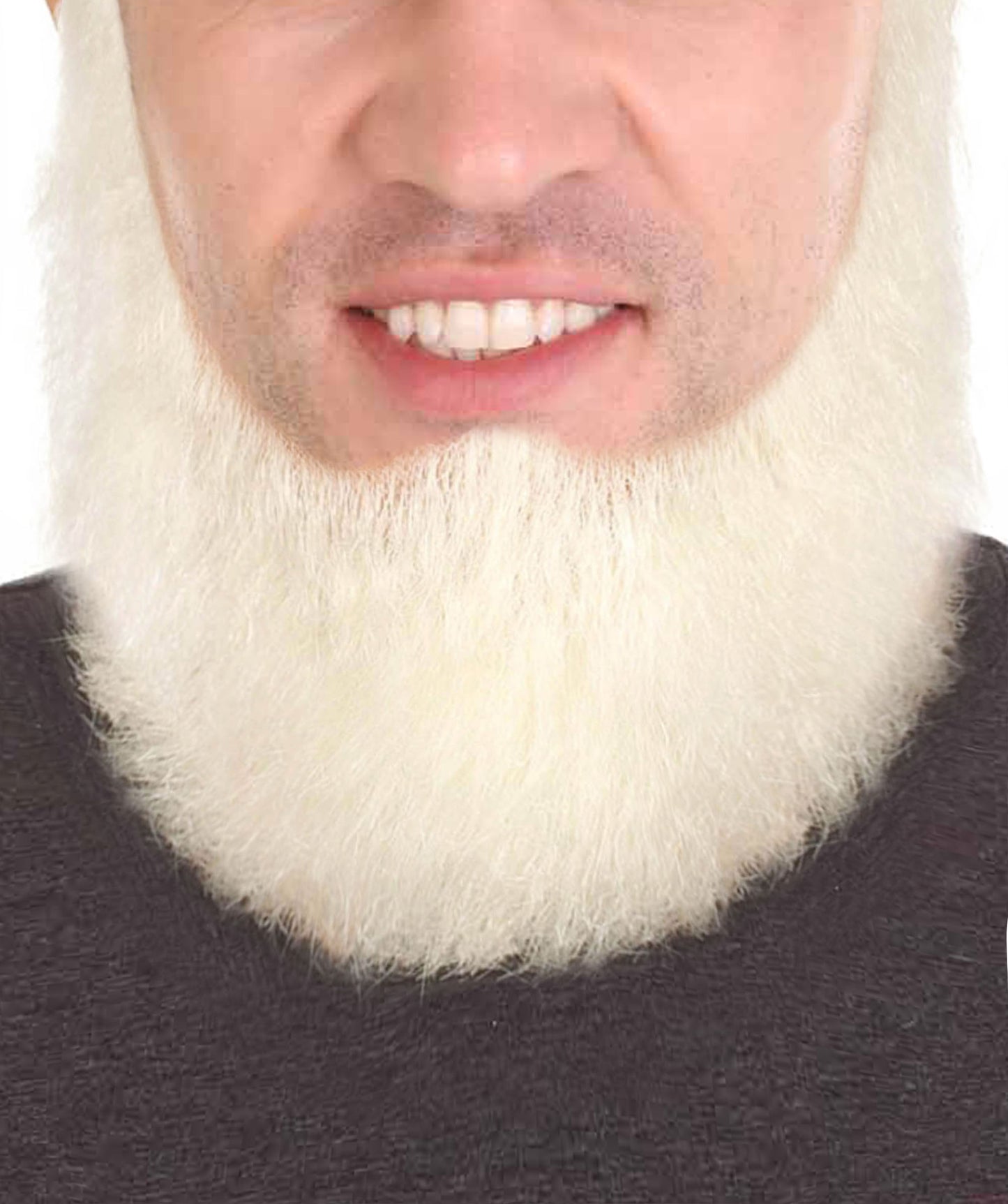 Wigs2you MU-031 メンズ チンカーテンスタイル ロングヒゲセット | ホワイトコスプレヒゲ