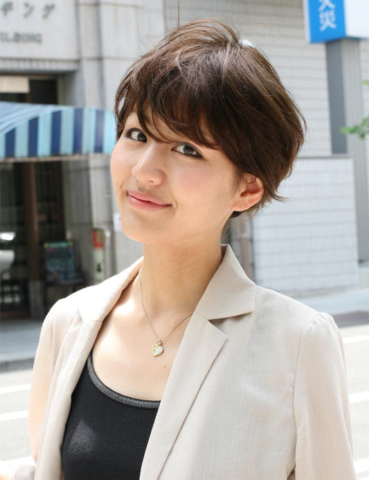Age 30-40 若者の短い HT-003 100% ヒューマンヘア リアルラディアンス ハンドタイド ヒューマンヘア ウェフト束