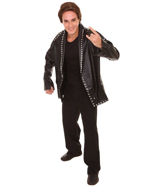 男性 JCP-204 のモダンPUレザージャケットコスチューム ブラック コスプレコスチューム