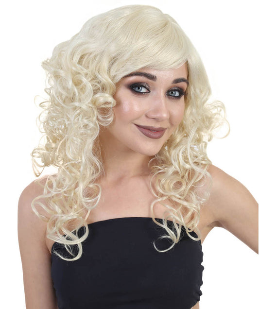 Wigs2you ハロウィンパーティープレミアムレディース H-551 ブロンド カーリー